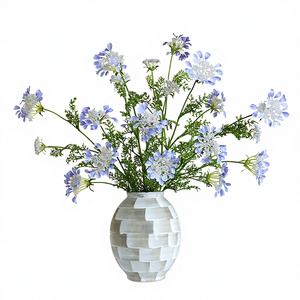 Encaje de Seda con Flores de Jazmín y Naranja, Decoración Nórdica para el Hogar y Bodas, Arreglo Floral, Accesorios para Fotografía en Exteriores - Product Image 1