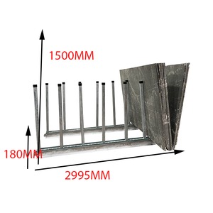 ชั้นวางแผ่นสังกะสีพร้อมความปลอดภัยจากเหล็กพิเศษส่งออกไปยังออสเตรเลียหินแกรนิตชั้นวางแสดงสำหรับเก็บหินโชว์รูม - Product Image 4