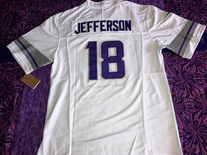 Nouveau maillot de football du Minnesota 2026 # Maillot américain brodé Justin Jefferson T.<span class=keywords><strong>J</strong></span>. Hockenson <span class=keywords><strong>J</strong></span>.<span class=keywords><strong>J</strong></span>. McCarthy Andrew Van Ginkel - Product Image 3