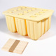 Yellow 100 Pcs Bamboo Sticks