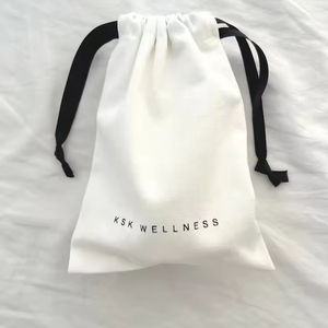 Hot Sale Multi-purpose Breathable Cotton Fabric Dust <b>Drawstring</b> Bag Customizable Logo Small Pouch for Storage - Product Image 1