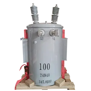 25 Kva 50 Kva Pole Mounted Transformer 11kv 13.2kv To 380v 220v At Copper Power Onan Single Phase To Three Phase Transformer D11