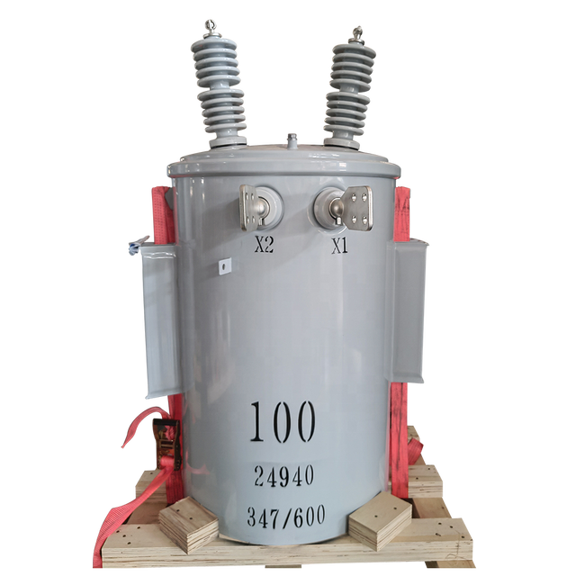 Yawei 11KV 50KVA Single Phase Pole Mounted Transformer Outdoor Overhead Distribution High Reliability