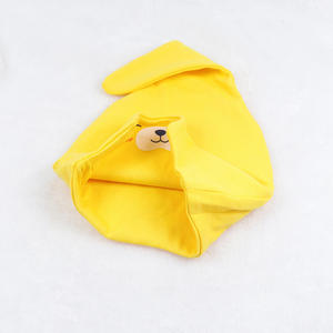 Venta al por mayor de fábrica, gorro de verano para recién nacidos, gorro anudado liso para escenas al aire libre del bebé, primavera Otoño Invierno - Product Image 4