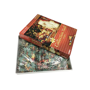 Nouvelle Arrivée <span class=keywords><strong>Pas</strong></span> <span class=keywords><strong>Cher</strong></span> Prix Personnalisé Multi Couleur Bords Puzzles <span class=keywords><strong>1000</strong></span> Pièces Pour Cadeaux De Noël - Product Image 1