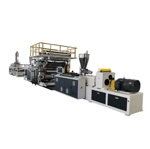 1220mm PVC artificial marble sheet extrusion line panel making machinery plastic sheet extrusion line