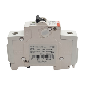 مجموعة من قطعتين من قواطع الدوائر الكهربائية PLC S201U-K10، أحادية القطب، 10 أمبير 240 فولت تيار متردد، منحنى K، لتركيب على قضبان DIN - Product Image 5