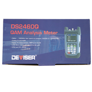 Deviser DS2460Q Medidor de nivel de señal Medidor de análisis QAM multifuncional digital Analizador de espectro Herramienta de red de cable CATV - Product Image 6