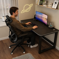 Bureau de jeu pour la maison, bureau d'ordinateur simple pour la chambre, le bureau et l'écriture