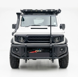 Protector de Capó de Acrílico Negro, Deflector de Capó, Protector de Insectos para Suzuki Jimny 2018-2021, Moldura Frontal - Product Image 4