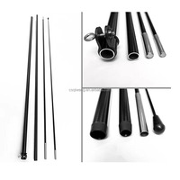 Mât de drapeau en aluminium personnalisable de haute qualité, disponible en gros en différentes tailles pour les drapeaux d'extérieur