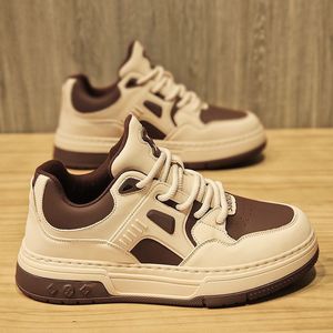 New Men's Breathable Arch <b>Support</b> Black White Patterned Sneakers for Casual Sporty Wear Trendy Fashion - Product Image 4