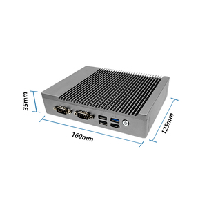 Mini PC industrial con chipset Intel de cuatro núcleos, J1900 N2840, 4GB de <span class=keywords><strong>RAM</strong></span>, 256 GB SSD, conectividad WIFI sin ventilador utilizada con HDD, 1 unidad - Product Image 5