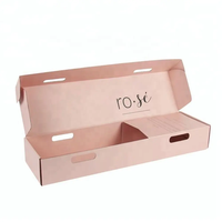 Boîte d'expédition ondulée imperméable Ching TA pour emballage floral, logo personnalisé, gaufrage double face, matériaux recyclés, boîte cadeau de luxe