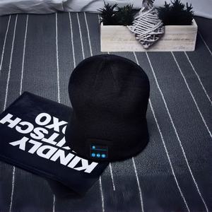 Venta al por mayor caliente 22*20*2cm hombres y mujeres Bluetooth Winter Bean Hat para ASMR calidez escuchar música canciones para dormir - Product Image 5