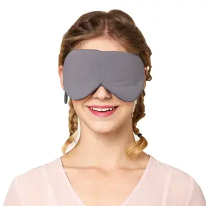 Hot Selling Fashion Milk Fiber Sleep Eye Mask Double-sided Feeling Warm/Cool Deep Sleep Eye Protection Mask