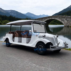 Voiture de tourisme vintage de haute qualité, électrique, quatre roues, 6 places, voiture ancienne, voiture de tourisme panoramique, classique, fabricants CE - Product Image 2