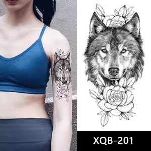Tatuajes Temporales de Medio Brazo en Negro y Gris, Diseño Tribal Artístico Personalizado, Resistentes al Agua - Product Image 6