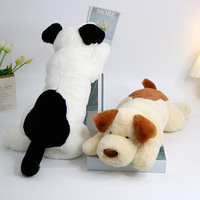 Boneka Anjing Besar Berbintik-bintik yang Dapat Direbahkan, Isi Kapas PP, Bantal Panjang untuk Dekorasi Kamar Anak dan Hadiah yang Nyaman