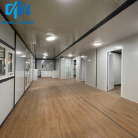 Maison préfabriquée modulaire mobile et portable en acier léger, extensible et pliable, prête à être expédiée (20 pieds, 40 pieds)