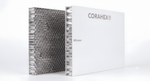 แผ่นอลูมิเนียมรังผึ้งโครงสร้างพรีเมียม CORATEC CORAHEX ประสิทธิภาพสูง ทันสมัย เป็นมิตรกับสิ่งแวดล้อม น้ำหนักเบาพิเศษ ผลิตจากวัสดุ PE - Product Image 2
