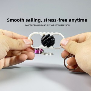 Juguete Antiestrés de Plástico con Estructura Espiral Impresa en 3D, Bicolor, Venta al Por Mayor, Modelo para Aliviar el Estrés - Product Image 3