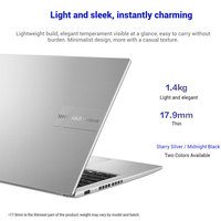 Para Nuevo Vivobook14 Business Laptop Intel Core 2,5 16GB DDR5 RAM 14 "K Pantalla 1TB SSD Windows 11 Home Inglés