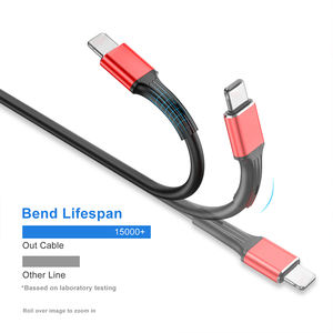 สายชาร์จเร็ว 8 พิน 3a แบบ USB พร้อมสายดาต้า รองรับ <span class=keywords><strong>Micro</strong></span> PD สำหรับโทรศัพท์ <span class=keywords><strong>11</strong></span> 12 13 14 <span class=keywords><strong>Pro</strong></span> <span class=keywords><strong>Max</strong></span> สำหรับระบบ iOS - Product Image 5