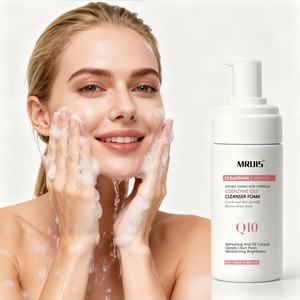 Mousse Limpiadora Nutritiva con Aminoácidos y Q10 Orgánico de 100 ml, Productos de Limpieza Refrescantes, Control de Grasa, <span class=keywords><strong>Hidratante</strong></span> y Limpieza Profunda, Venta al por Mayor - Product Image 1