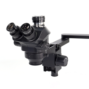 SANQTID 7X 50X 삼안 현미경 0.5X 2X 바로우 비디오 현미경 산업용 4K 카메라 접안렌즈 현미경 - Product Image 2