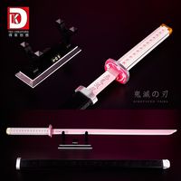 DK1523 Modelo Decorativo de Katana Samurai, 706 Piezas con Funda, Soporte de Exhibición, Juego de Bloques de Construcción Coleccionables para Escritorio, Ensamblaje DIY