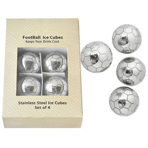 World Soccer Cup 2026 Football Forme <span class=keywords><strong>Alcool</strong></span> Pierres De Glace 4PC En Acier Inoxydable Refroidisseurs De Boissons Alcoolisées avec Boîte-Cadeau - Product Image 5