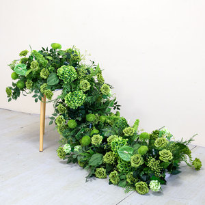 Luckygoods LFB26019-2 Centre de table de mariage, décoration florale artificielle, chemin de table en fleurs artificielles, vente en gros de fleurs artificielles pour la décoration de table - Product Image 1