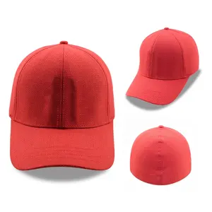 定制的100% 棉质运动帽，时尚适用于男女情侣Gorra普通棒球帽