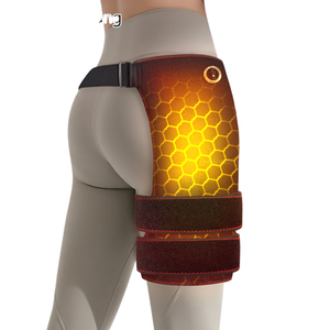 Penyangga Pinggul Tanpa Kabel dengan Pemanas dan Pijat untuk Meredakan Nyeri <span class=keywords><strong>Sciatica</strong></span>, Terapi Punggung Bawah, Bantalan Pemanas Pinggul, Penyembuhan Fisik, Hitam, Kustom - Product Image 1