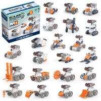 Robot Solar De ciencia 21 en 1, juguete para niños, herramienta de aprendizaje de energía de construcción Diy, juego educativo de ciencia, regalo para niños