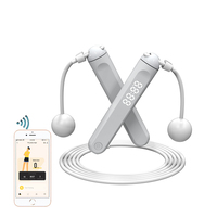 Corde à sauter numérique intelligente sans fil à longueur réglable, connectée à une application gratuite, compteur de calories, équipement de fitness à domicile en PVC, vente en gros
