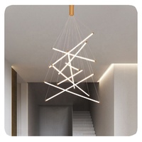 Lustre de plafond, nouvelle série en verre, design créatif rétro, vintage, pour la maison, le bar, le salon, LED, en fer, moderne, 80 pampilles, lampe suspendue