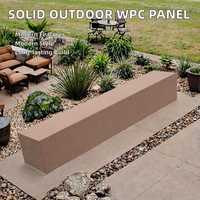 Terrasse en WPC extérieure décorative, solide, antidérapante, imperméable, à emboîtement, design contemporain, ignifuge, écologique, pour piscine