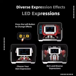 Kit de construcción de Robot de programación STEM RC 5 en 1, aplicación de montaje DIY y Robot de Control remoto, bloques de construcción, juguete de construcción con LED - Product Image 5