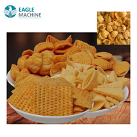 Chaîne de production de casse-croûte de bouffée de bugles de casse-croûte frits croustillants faisant la machine