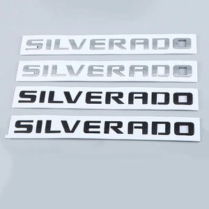 Entrega de Fábrica Emblema de <span class=keywords><strong>Logo</strong></span> Trasero 3D/<span class=keywords><strong>4D</strong></span>/5D para Coche Silverado de Plástico ABS Galvanizado y Calcomanías para Auto - Product Image 6