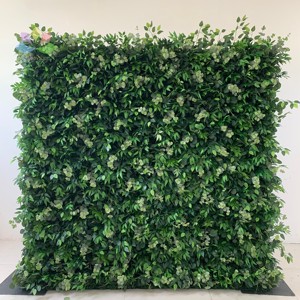 F179 Pannello Verde Artificiale Effetto Erba di Milano, Foglie di Bosso, Rotolo di <span class=keywords><strong>Piante</strong></span> per Decorazioni Nuziali - Product Image 5