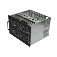 7u 6 GPU cas Ordinateur Serveur châssis de montage en rack gpu serveur cas Vidéo carte RX580 RTX 3060 Carte Graphique