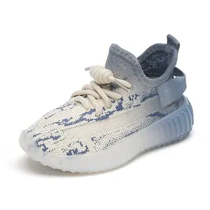 Новые осенне-весенние детские кроссовки с сетчатой мягкой подошвой Повседневная спортивная детская обувь