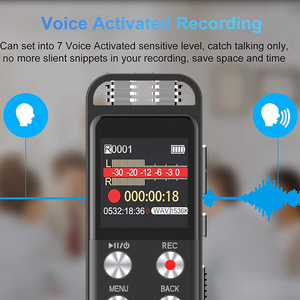 Ghi Âm Giọng Nói Kép Microphone Stereo Chất Lượng Âm Thanh MP3 Máy Nghe Nhạc Âm Thanh Ghi Âm 32GB Với Giảm Tiếng Ồn - Product Image 3