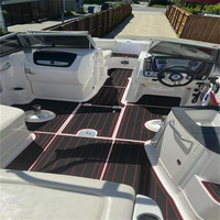 Plateforme de bain et tapis de cockpit pour bateau 2013 Chaparral 244 Sunesta, en mousse EVA imitation teck, style SeaDek MarineMat, auto-adhésif