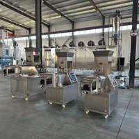 Machine automatique de fabrication de snacks soufflés au maïs de qualité alimentaire en acier inoxydable
