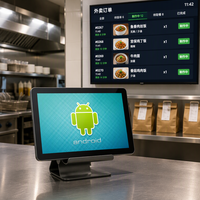 PC tout-en-un KDS avec écran anti-graisse pour cuisine, Android 13, Windows 10, 15 pouces, 32 pouces, pour affichage de plats à emporter