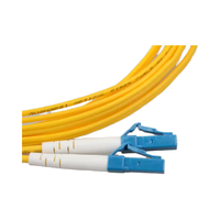 Cordon de raccordement à fibre optique personnalisé Duplex LC APC à UPC 2 Core 1 3M Jumper monomode 9/125um SM 2.0 3.0mm
